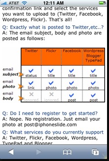 iPhoneSlideTable