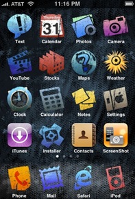 Litho Summerboard iPhone theme