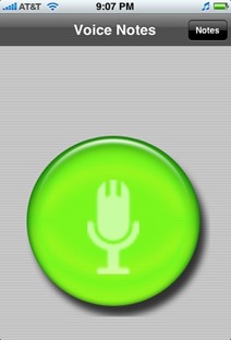 Vnotes iPhone app