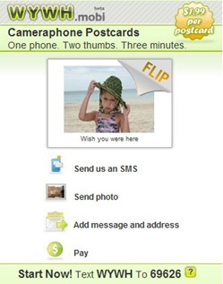 iPhone wish you were here postcards