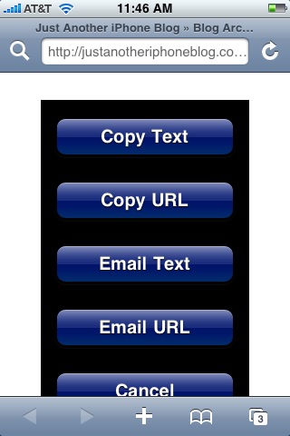 Bookmarklets iPhone app 2 Bookmarklets iPhone app 2