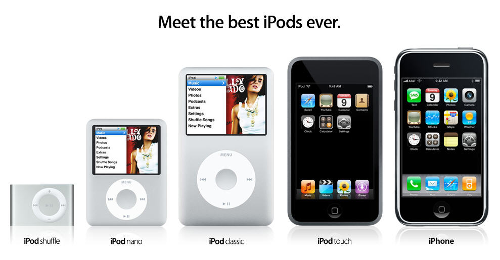 iPod family pic iPod family pic