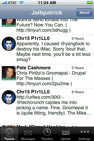 MobileTwitter screencap MobileTwitter screencap