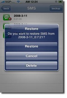 TimeCapsule iPhone backup app