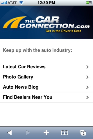 The Car Connection on iPhone The Car Connection on iPhone
