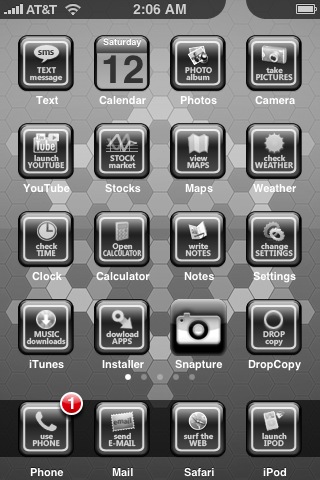 Darkish iPhone Summerboard Theme Darkish iPhone Summerboard Theme