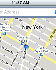iPhone live location tracking