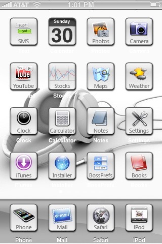 Macish White iPhone Sumerboard theme Macish White iPhone Sumerboard theme