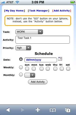My Day iPhone tasks app My Day iPhone tasks app