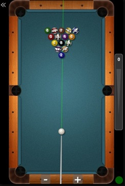 iPhone Pool game 
