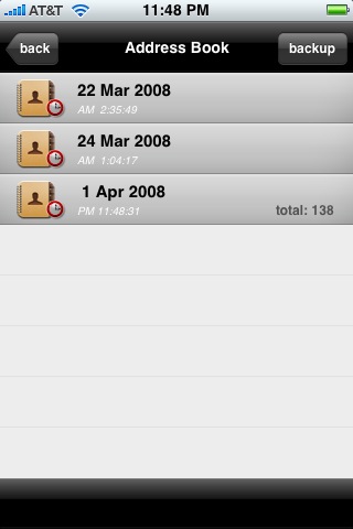 TimeCapsule iPhone backup app