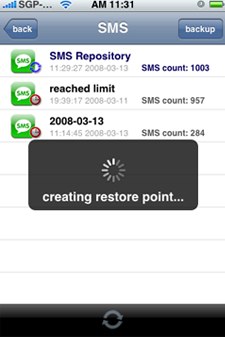 iPhone TimeCapsule restore point iPhone TimeCapsule restore point