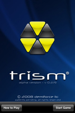 Trism game for iPhone