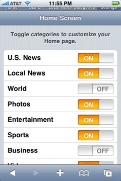 Ap News on iPhone
