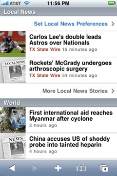 Ap News on iPhone
