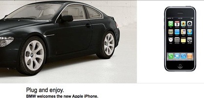 BMW iPhone ad