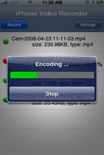 iPhone Video Recorder app