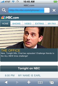 Full episodes of The Office on the iPhone