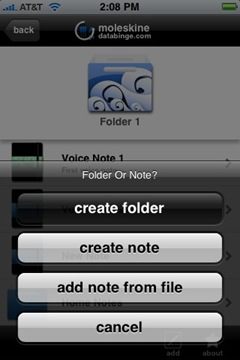 moleskine text file import