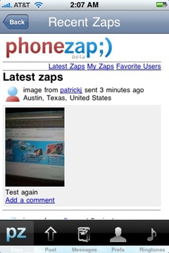 PhoneZap iPhone app