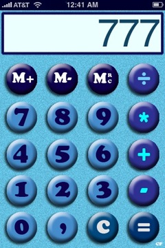 CalculatorBlue