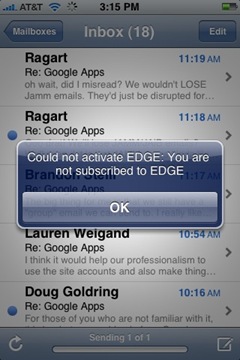 iPhon Edge Error