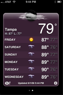 Apple's Weather App