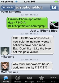 Tweetie, iPhone Twitter app