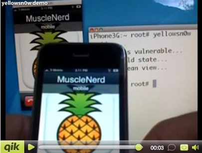 iPhone 3G Unlock demo