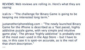 Binary Game Reviews Binary Game Reviews