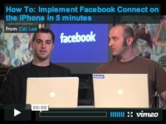 Facebook Connect for iPhone Facebook Connect for iPhone