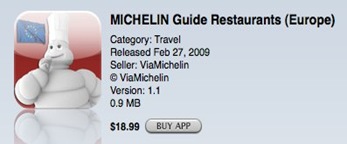 Michelin Guides on iPhone Michelin Guides on iPhone