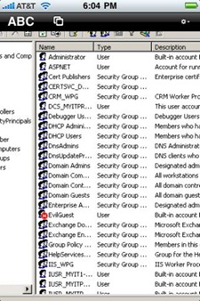WinAdmin iPhone RDP client app WinAdmin iPhone RDP client app