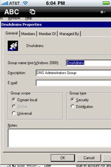 WinAdmin iPhone Terminal Services client WinAdmin iPhone Terminal Services client