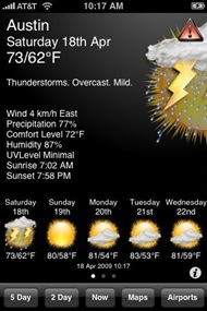Fizz Weather for iPhone