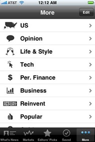WSJ on iPhone WSJ on iPhone