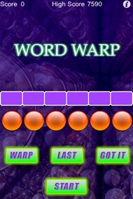Word Warp Free on iPhone
