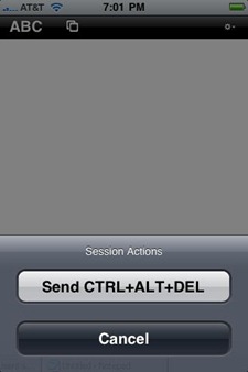 WinAdmin - Terminal Services on iPhone WinAdmin - Terminal Services on iPhone