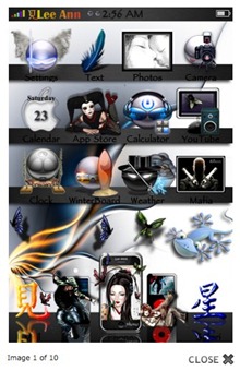 Butterfly iPhone theme