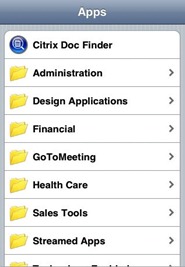 Citrix Receiver for iPhone Citrix Receiver for iPhone