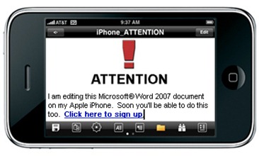 Documents To Go for iPhone Documents To Go for iPhone