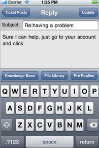h2desk helpdesk software for iPhone