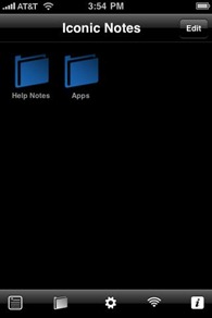 Iconic Notes for iPhone