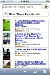 Kindle on iPhone