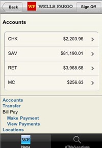 Wells Fargo Mobile Banking for iPhone