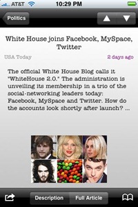 Newsflash for iPhone