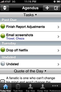 Agendus for iPhone Agendus for iPhone