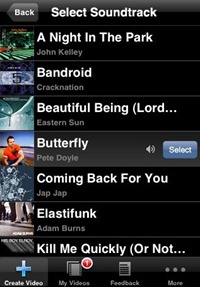 Animoto Videos for iPhone