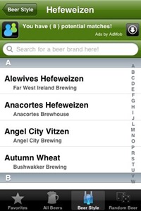 beers app for iPhone