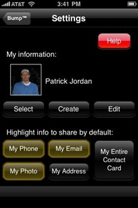 Bump on iPhone Bump on iPhone